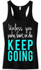 KEEP GOING Workout Tank Top